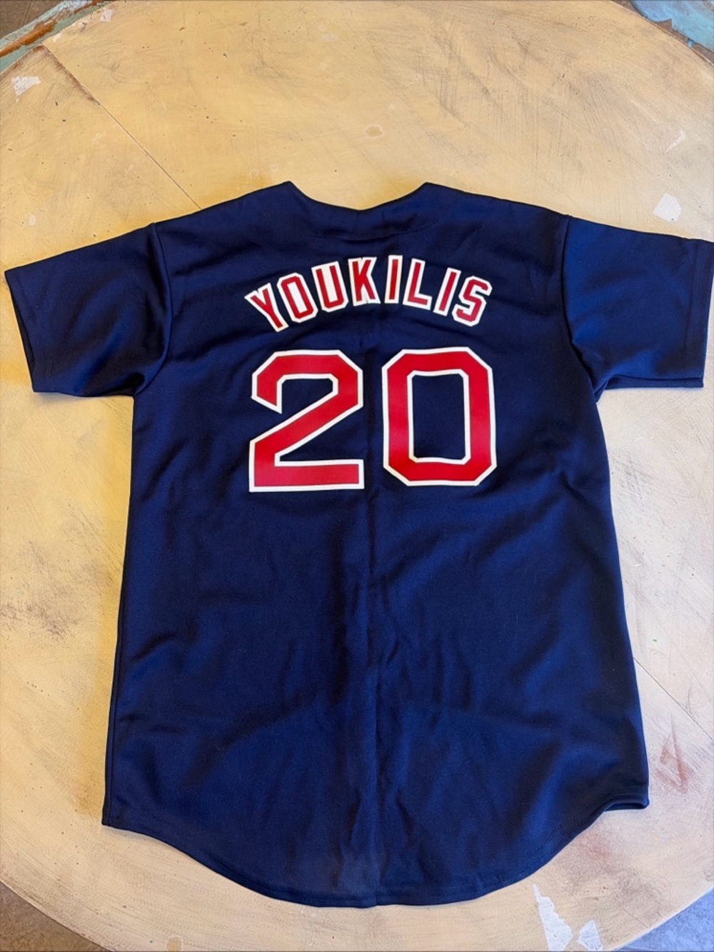 Boston Red Sox Kevin Youkilis Majestic #20 Jersey Men's Size Small Nice Stitched